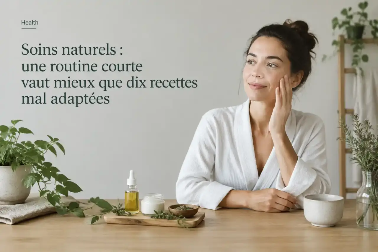 Soins naturels : une routine courte vaut mieux que dix recettes mal adaptées