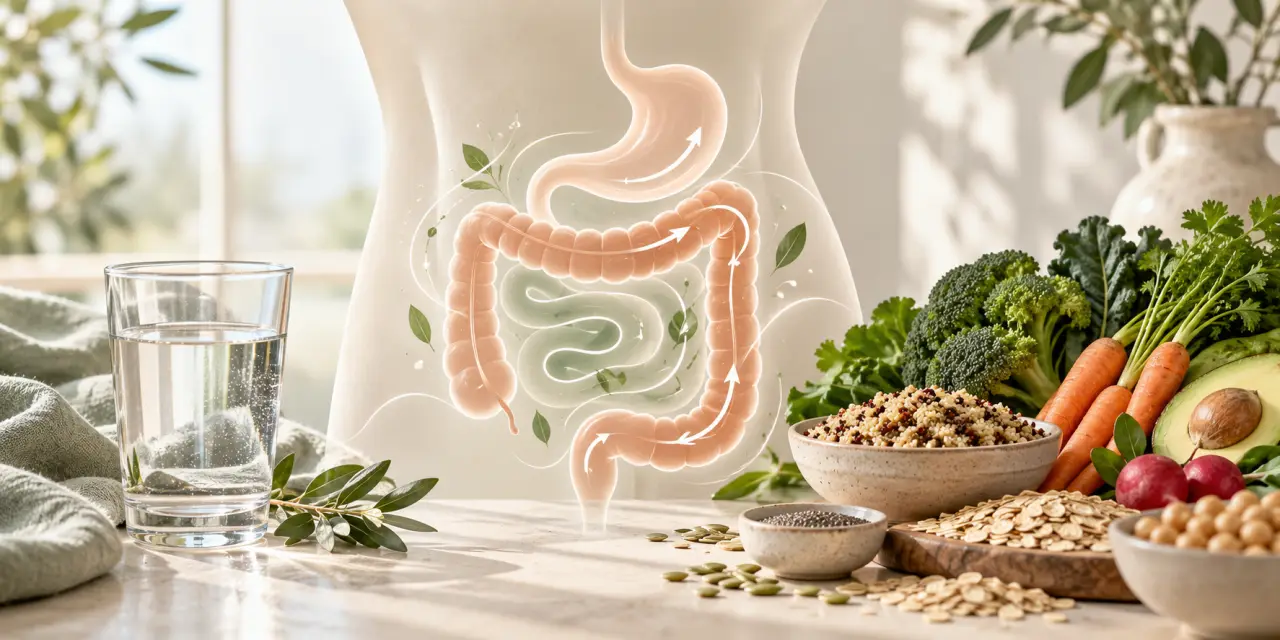Le nettoyage intestinal repose d’abord sur le transit, pas sur la purge