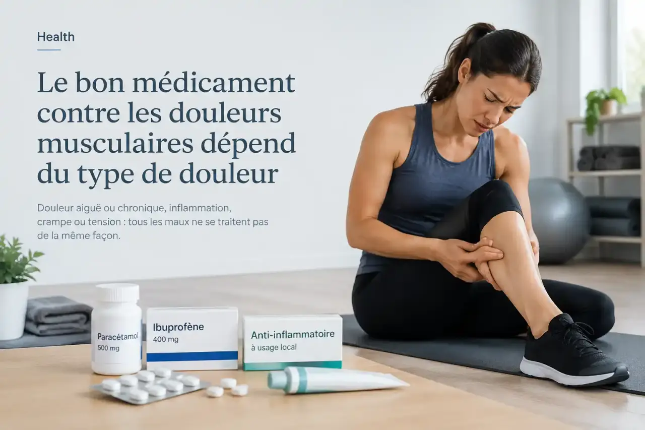 Le bon médicament contre les douleurs musculaires dépend du type de douleur