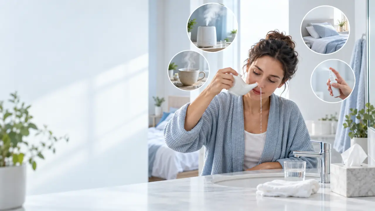Sinusite : le lavage nasal soulage la congestion, avec quatre gestes en complément