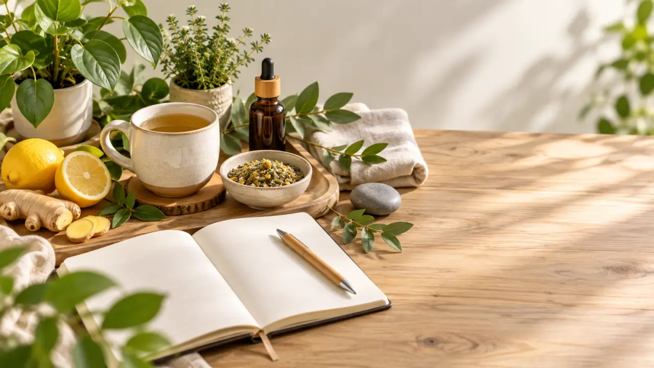 Espace naturel et lumineux propice à une routine de bien-être